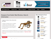 Tablet Screenshot of hangovercure.org